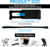 Stroller Phone Holder Portable Cell Phone Seat Stroller Phone Mount with Non-Slip Flexible Arm Flexible Phone Holder Stroller Accessories for Trea...
