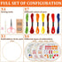 ROPCIA 4 Set Embroidery kit for Beginners with Embroidery Patterns, Needlepoint Kits for Beginners, Beginner Embroidery kit for Adults, Ideal Hand...
