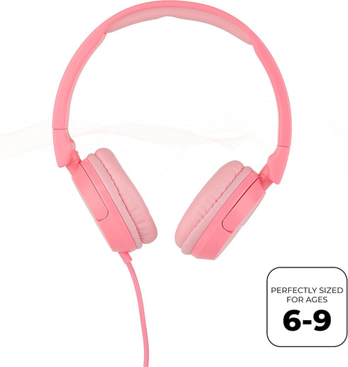 Altec Lansing Over The Ears Kids Headphones - Wired - Volume Limiting Technology for Developing Ears, Ages 6-9, Perfect for Learning from Home, Pi...