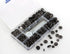 80 Sets Heavy Duty Leather Snap Fasteners Kit, BetterJonny 15mm Metal Snap Buttons Press Studs Leather Snaps with 4 Setter Tools for Clothes Brace...