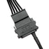 CRJ Slimline SATA Power Adapter Cable - 12-inch (30cm), Black Sleeved - Power 6-Pin Slimline SATA Disk Drives with a 15-Pin SATA Power Supply Conn...
