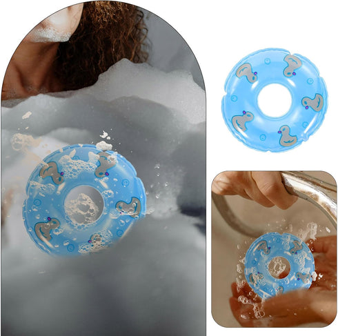 Toyvian 10pcs Mini Swim Rings Doll Lifebuoy Inflatable Doll Inflatable Toy Mini Swim Tube Pool Toys Doll Girl Supplies Aid Float Rings Swimming To...