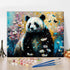 TUMOVO Panda Animal Paint by Numbers for Adults Beginner Chinese Panda Oil Paint by Number Kits On Canvas Acrylic Paint,Drawing Paintwork with Pai...