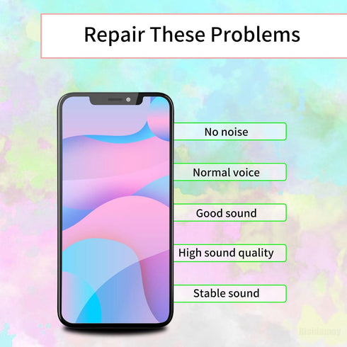 Loud Speaker Buzzer Ringer for iPhone 11 Connector Flex Cable Module Replacement for iPhone Xr Fix Loudspeaker Sound Repair Audio Assembly Replace...