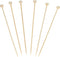 Plasticpro Cocktail Picks Bamboo Toothpicks with Ball End for Cocktails, Appetizers, Fruits, Dessert, 6 inches Pack of 200...