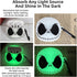 Compatible with AirPods 3rd Generation Case Cover with Cleaner kit, Glow in The Dark Funny Case for Airpod 3 Charging Case Cute 3D Skull Soft Sili...