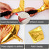 PartyWoo Metallic Gold Foil Balloons 6pcs 22 Inch Large Round Foil Big Giant Orbz 4D Jumbo Inflatable Mirror Ball Mylar Balloons for Graduation Bi...