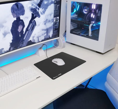 Hard Mouse Pad,Unique 3 Layers Mouse Pad with Plastic Surface,Compatible with High DPI Mice Quick Gestures Enhance Precision for Gaming and Office...