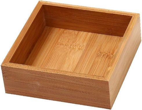 YBM Home Kitchen Drawer Organizer Storage Box Made of Bamboo, 6x6x2 Inch 324...