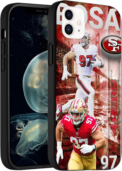 Compatible with iPhone 11 Case, Durable Full Body Protection, Soft TPU Shockproof Case (San-Francisco-Bosa-1)...
