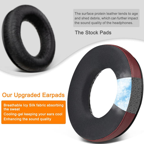 SOULWIT Cooling Gel Ear Pads Cushions for Beyerdynamic DT770/Pro DT880/Pro DT 990/Pro DT1770 DT1990, Earpads for DT440/DT550/DT790/DT797/DT831/DT8...