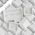 Happy Balls Backlit PBT Keycaps Cherry MX Keycap Set Doubleshot OEM Profile Key caps for Mechanical Keyboards(White)...