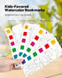 TECJOE Paint with Water Coloring Books with 20 Unique Fairy Tales, Pocket Watercolor Painting Book with 2 Brushes, Travel Art Activities for Kids,...