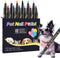 Dog Nail Polish Pens Quick Dry,12 Colors Safe Dog Nail Polish Set to DIY Pretty Nails, Ideal Gifts for Dogs Cats Light Dark Nails, Odorless, Non-T...