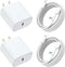 iPhone 15 Charger Fast Charging, 2-Pack 6FT Long USB C to C Fast Charging Cable Cord with C Chargers Fast Charging Blocks Compatible for IP 15/15 ...