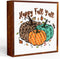 Rustic Fall Decor Pumpkin Decor Autumn Desk Decor Wooden Box Sign Office Home Farmhouse Kitchen Garden Decor Wood Square Box Sign for Table Booksh...