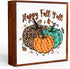 Rustic Fall Decor Pumpkin Decor Autumn Desk Decor Wooden Box Sign Office Home Farmhouse Kitchen Garden Decor Wood Square Box Sign for Table Booksh...