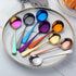 Broth Round Spoon Set, 8-Piece Reusable Stainless Steel Dinner Table Cereal Soup Spoon, Camping Ramen Spoons...