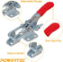 POWERTEC 1PK Toggle Clamp, 400 lbs Holding Capacity, 323 Adjustable U Bolt Latch w/ Antislip Hand Grip for Woodworking Jigs & Fixtures, Smoker, Ti...