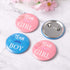 Favide 40 Pieces Gender Reveal Button Team Boy Girl Button Pins for Baby Shower Party Supplies, 2 Inches...
