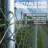 Metal Zip Ties 12inch Stainless Steel Cable Ties 100 Pack 270lbs Heavy Duty Self-locking Wire Ties High Temp Zipties Chain Link fence Ties Multi P...