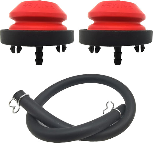 2 Pack 951-10639A 570682 Primer Bulb with Fuel Line for MTD Craftsman Troy-Bilt Ryobi Bolens Lawn-Boy Yard Machines 751-10639 751-10639B 951-10639...