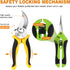 2 Packs Pruning Shears, Garden Shears, Garden Scissors, Garden Pruners Stainless Steel Pruning Shears for Gardening, Garden Clippers, Gardening To...