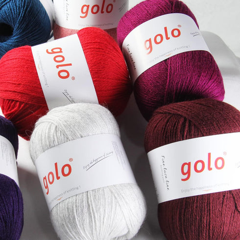 golo Merino Wool for Weaving 3-Ply Warm Soft Lightweight Crochet Yarn Black Grey......