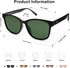 SOJOS Polairzed Sunglasses Womens Mens Trendy Square Shades SJ2203...
