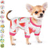 Dog Pajamas for Small Dogs Girl Boy Puppy Pjs Summer Pet Onesies for Chihuahua Yorkie Teacup Cute Soft Material Stretch Able Cat Clothes Outfit Ap...