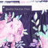 Purple flower Changing Pad Cover Diaper Changing Mat Cover Sheets for Newborn Girls Soft Breathable Nursery Changing Table Sheets...
