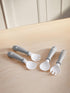BabyBjoern Baby Spoon and Fork, 4 pcs, Gray...