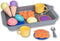 Toddler Food Toys Pretend Playset Colorful Dessert Playset with Realistic Cookies, Macarons, Pies, Cups, Ice Cream, Spoons and Large Tray for Boys...