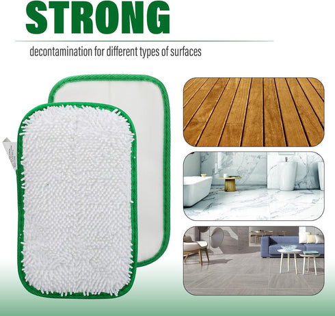 Steam Mop Pads 5 Packs Compatible with Shark Sonic Duo Floor Hardwood Floor Cleaner KD450W, KD400W, SP1000, ZZ500, ZZ510...