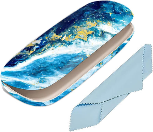 Eyeglasses Case, Durable Hard Shell Box Portable Protective Glasses Cover Box for Men and Women...