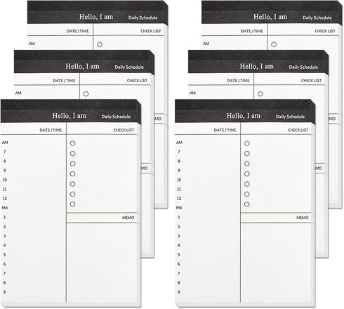 6-Pack Small Note Pads - Pocket To-Do List & Memo Notebook with Grocery and Chores Sections?3x5 inch?Perfect for Home, Office, School, and On-the-...