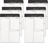 6-Pack Small Note Pads - Pocket To-Do List & Memo Notebook with Grocery and Chores Sections?3x5 inch?Perfect for Home, Office, School, and On-the-...