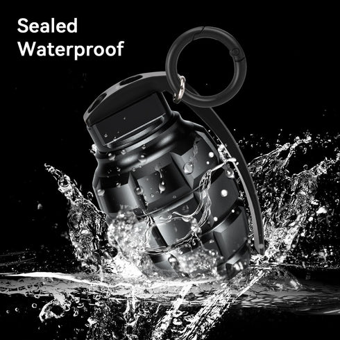 Keychain Pill Container Waterproof Portable Small Pill Case Durable Aluminum Travel Pill Box with Carabiner for Medication, Vitamins, Outdoor Use ...