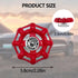 Car Knob Decor,Metal Handwheel Car InteriorCar Center Console Button Valve Decoration, Can be Used for Shift Knob Cover, Air Conditioning Radio Vo...