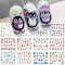 Christmas Nail Stickers for Nail Art Winter Penguin Water Transfer Nail Decals Bear Snowflake Animal Christmas Nail Art Decoration Supplies Manicu...