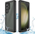 IP68 Waterproof Case for Samsung Galaxy S24 Ultra,100% passed The waterproof quality test,360° full-enclosure,underwater Phone Case,Black clear (W...