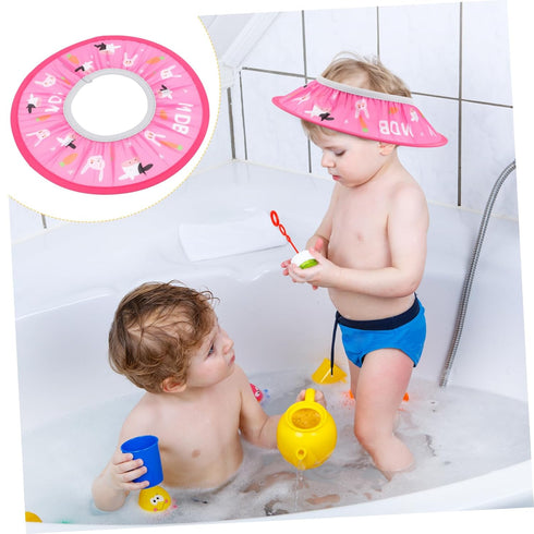 Totority 1pc Shampoo Cap Baby Toddler Bonnet Newborn Hats Toddler Shower Hat Hair Washing Shield Newborn Shampoo Bath Visor Cap Dolphin Balloons H...