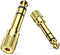 POSUGEAR 6.35mm 1/4 Male to 3.5mm 1/8 Female Stereo Headphone Adapter Connector Gold Plated, Headphone Jack Adapter for Aux Cable Speaker Headphon...
