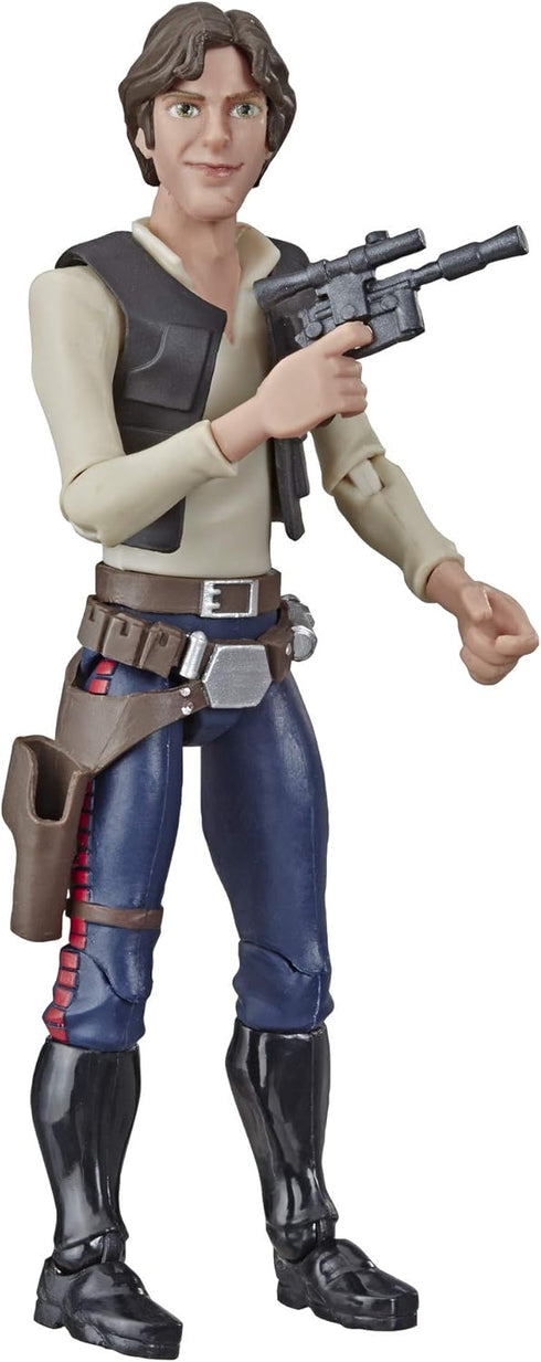 STAR WARS Galaxy of Adventures Han Solo Toy Action Figure...