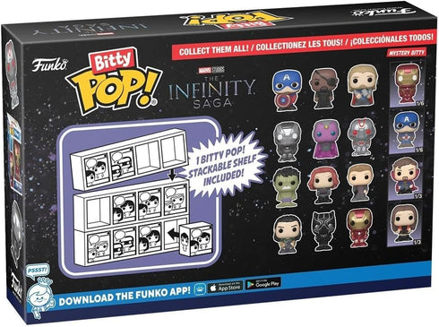 Funko Bitty Pop! Marvel Mini Collectible Toys 4-Pack - Hulk, Black Widow, Hawkeye & Mystery Chase Figure (Styles may vary)...