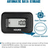 Runleader Digital Hours Counter,AC/DC 5V to 277V for Garden Tractor Generator Scooter Club Car Forklift Leaf Trimmer etc.(1)...