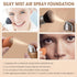 AirBrush Foundation Spray, Silky Mist Foundation Spray Makeup Set with Brush, Full Coverage Foundation for Smooth Radiant Finish, Formula Breathab...