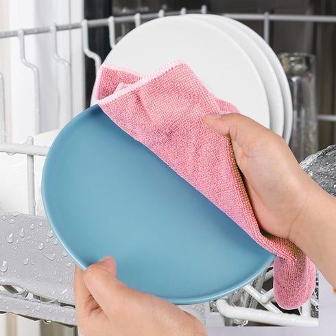 6pcs Stainless Steel Scrubber 2pcs Heavy Duty Scrub Sponges 1pcs Dish Clean Towel for Kitchens Bathroom and More...