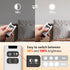 DieseRC Wireless LED Light Strip Dimmer Switch DC 5V~30V 10A Relay Receiver Controller with 2 Remote Controls......
