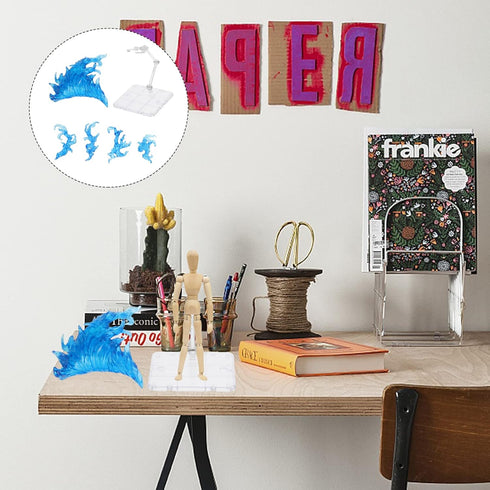 iplusmile Action Figures Metal Model Action Figure Stand Set Figurine Model Display Rack for DIY Assembly Doll Model Support Stand Sturdy Base Act...